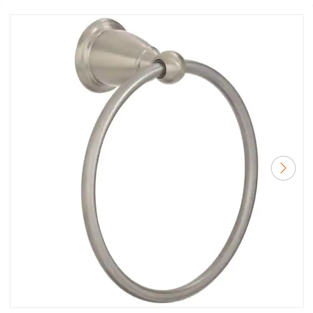 NWOT Moen Brantford Brushed Nickel Towel Ring